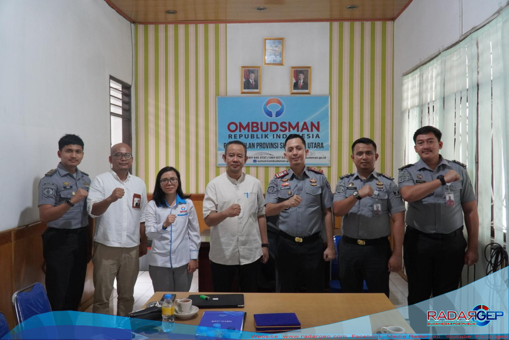 Karutan Kelaas I Medan Lakukan Audiensi Dengan Ombudsman RI Perwakilan Sumut